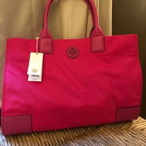 Tory Burch hot pink bag
